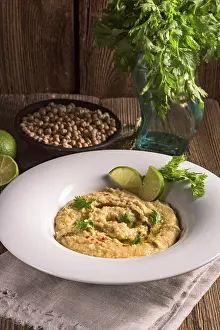 Vegan Diet Nutrition Prints: Hummus