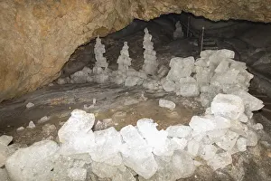 Upper Bavaria Nature Scenery Prints: Ice in the Schellenberg Ice Cave