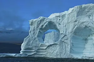 Greenland Iceberg Prints: Iceberg in the shape of a gate