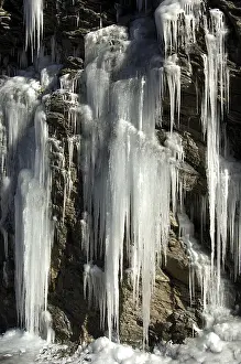 Cold Temperature Photography Prints: Icicles
