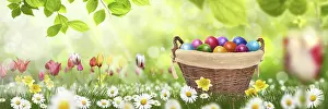 Deserted Spring Landscape Prints: Idyll at Easter