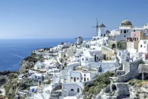 Mediterranean Cityscape Prints: An image of a nice Santorini view
