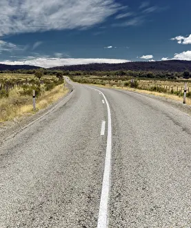 Long Distance Traffic Prints: An image of a road in Australia
