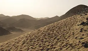 Barren Landscape Prints: Image of rocks in Egypt