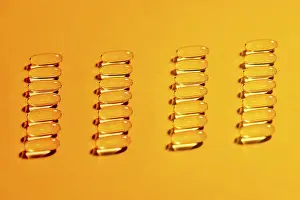 Medical Care Products Prints: The image showcases multiple rows of clear