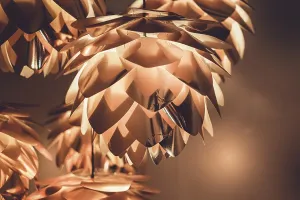 Uninhabited Urban Environments Prints: Image of a stylish orange lighting