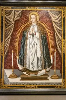 El Salvador Prints: 17th Century Print of Immaculate Conception, La Rioja, Spain