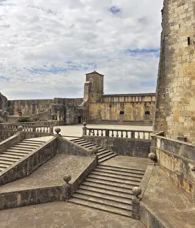 Deserted Castle Prints: The imposing medieval castle - the monastery of the Templars
