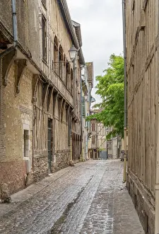 Traditional French Architecture Prints: Impression of Troyes