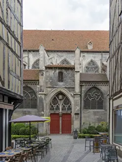 Traditional French Architecture Prints: Impression of Troyes