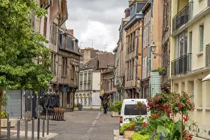 Historic Old Town Scene Prints: Impression of Troyes