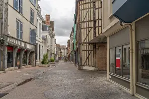Historic Old Town Prints: Impression of Troyes