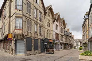 Historic Old Town Prints: Impression of Troyes