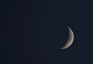 Crescent Moon Prints: Increasing moon, crescent moon