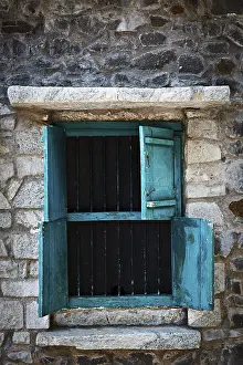 Close Up Architecture Detail Prints: Indian window with blinds