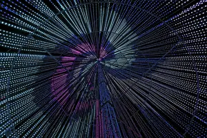 Images Dated 20th January 2024: Inside the illumi tree, Light Show Print, Laval, Quebec