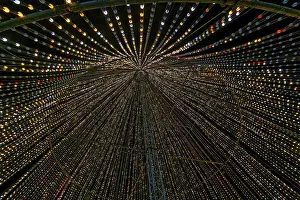 Laval Light Show Prints: Inside the illumi tree, light show