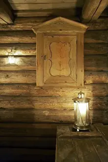 Small Wooden House Prints: Inside Norwegian cabin