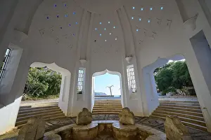 Thermal Baths Of Kallithea Prints: Interior of a dome with seating and stepped structure