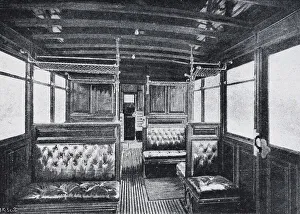 Paris Subway Car Print, 1900