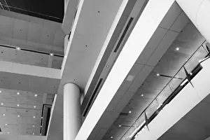 Modern Building Interior Prints: Interior of modern building with nobody