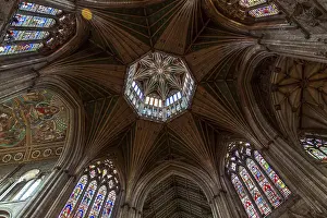 Historic British Landmark Prints: Interior View of Ely Cathedral