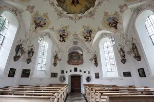 Central Europe Interior Views Prints: Interior view Loretto Chapel, Oberstdorf