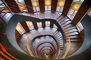 Sprinkenhof Office Building Staircase Print