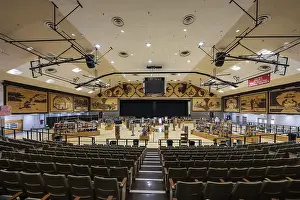 Images Dated 13th August 2024: Interior of the World's Only Corn Palace Print, Mitchell, South Dakota