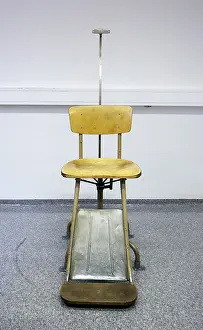 Deserted Prison Cell Prints: Interrogation room