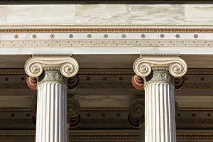 Southeast European Architecture Prints: Ionic Columns of the Academy of Athens