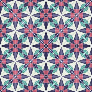 Ornate Decorative Item Image Prints: Islamic geometric seamless vector pattern