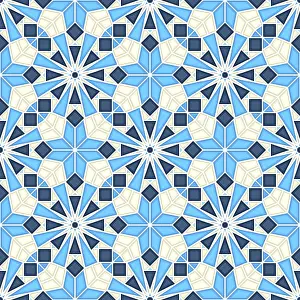 Vintage Islamic Decorative Item Prints: Islamic geometric seamless vector pattern
