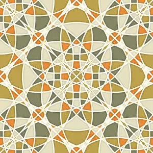 Geometric Symmetry Art Prints: Islamic geometric seamless vector pattern