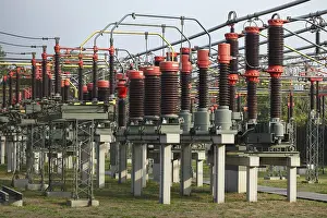 Energy Production Facility Prints: Isolators at an electrical substation