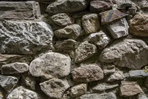 Uninhabited Rocky Terrain Prints: Jagged and smooth rocks creating a sturdy