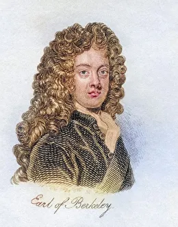 British Military Uniforms History Prints: James Berkeley 3rd Earl of Berkeley 1679