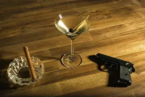 Smoking Cigarette Prints: James Bond