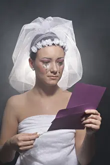 White Wedding Dress Prints: Jilted bride