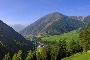 Empty Streets Of Austria S Prints: Kals am GroBglockner, behind Gorner