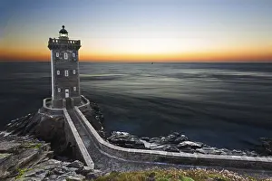 Kermorvan Lighthouse Prints: Kermorvan Lighthouse after sunset