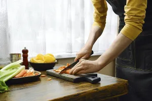 Meal Preparation Prints: In a kitchen with natural light