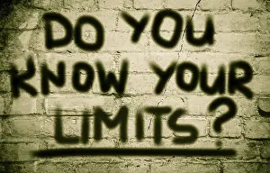 Symbolic Picture Prints: Do You Know Your Limits Concept