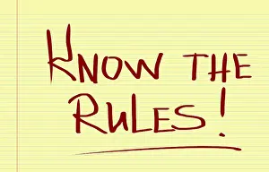 Symbolic Picture Meaning Prints: Know The Rules Concept