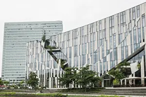 Daniel Libeskind Architecture Prints: Ko-Bogen building complex