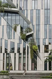 Dusseldorf Office Building Prints: Ko-Bogen building complex