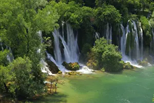 Prints of Kravica waterfalls, Kravica waterfall Bosnia And Herzegovina Prints: Kravica Waterfall Print, Bosnia and Herzegovina