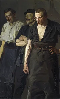 Labour Strike Print, a digitally restored 19th-century reproduction