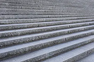 Textured Background Image Prints: Large diagonal staircase, textured background structure