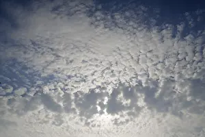 Cirrocumulus Cloud Formation Prints: Large fluffy clouds, altocumulus clouds